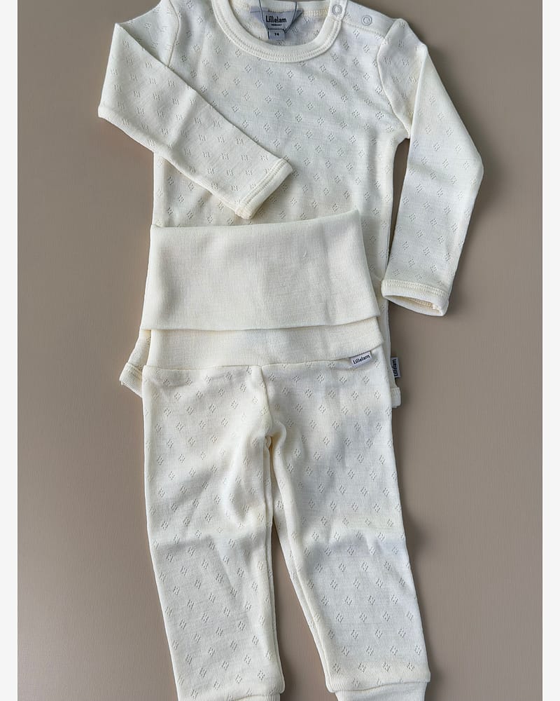 Ullbody Pointelle - Tynn ullkvalitet - 100% Merino