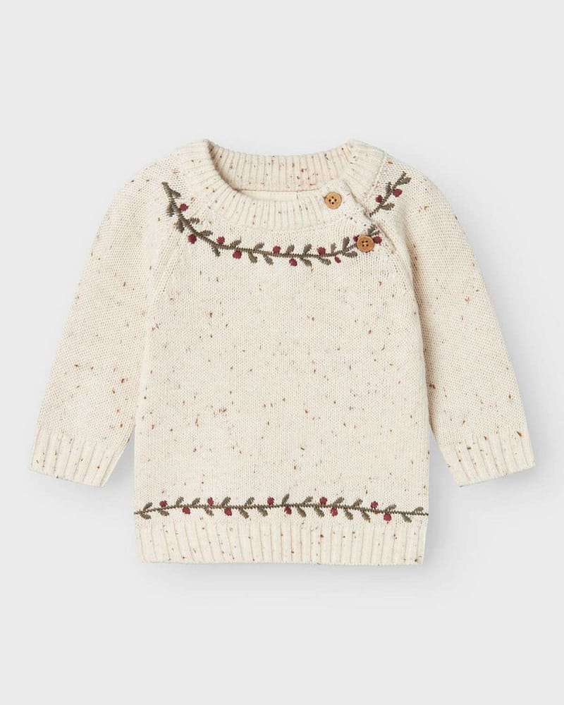 Genser Baby - Strikket, Øko Bomull | Galto Rio LS Knit