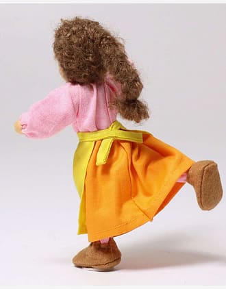 Dukke m/ fleksibel kropp - Liten 13cm - Håndlaget | Flexible Doll