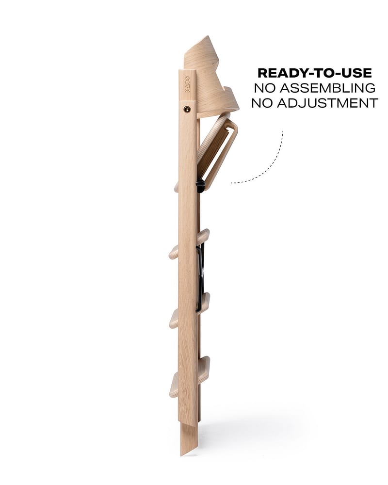 KAOS KLAPP® Eik Barnestol - Best i Test 2026 - Sammenleggbar | Opp til 110kg!