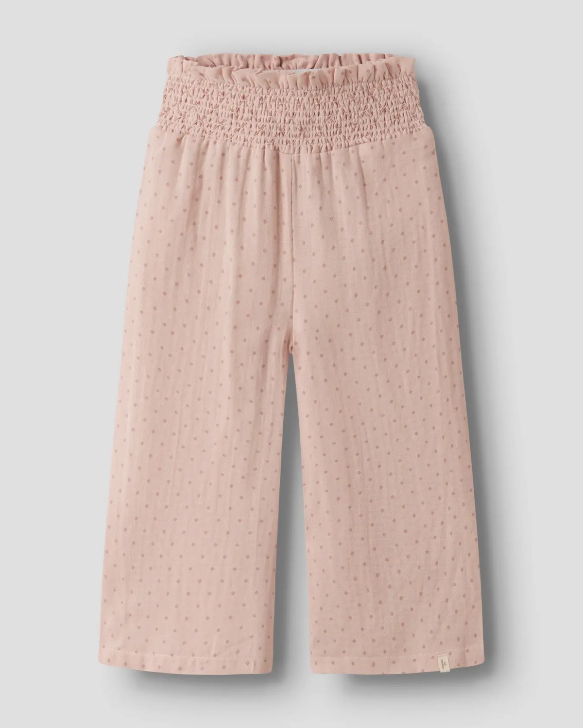 Vide Bukse Barn – Øko Bomull, Elastane | NMFDEMBE WIDE PANT LIL, Blå - Zen Blue