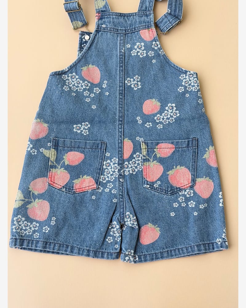 Seleshorts Barn – Denim, 100% Øko Bomull | Magot Overalls GOTS