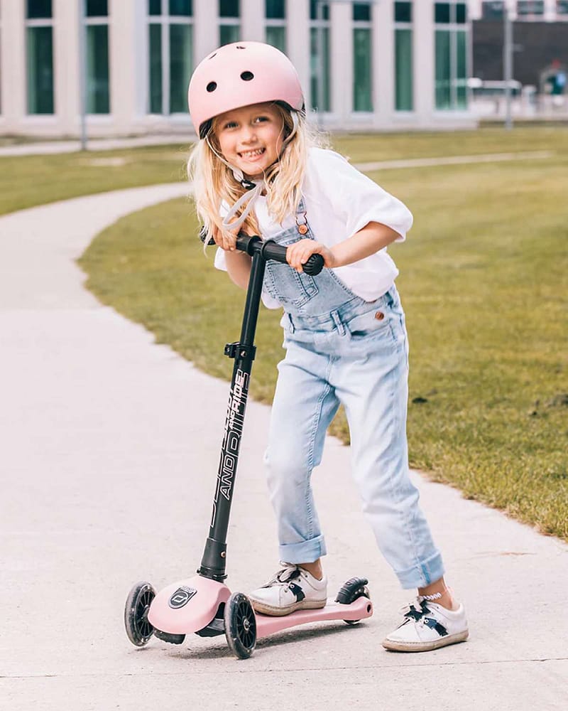 Sparkesykkel Barn 3år+ m/ LEDlys i hjul | Scoot and Ride Highwaykick 3 LED