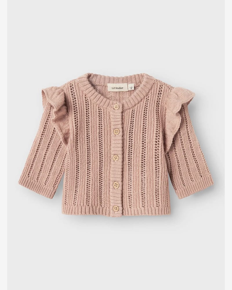 Cardigan i Ull Baby - Strikket