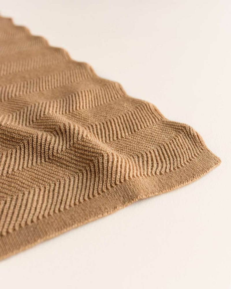 Babyteppe Ull, Tykt - 100% Merino, Ubehandlet | Freddie, Ochre