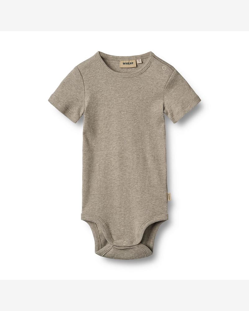 Body T skjorte - Øk. Bomull Blanding | Rib Body S/S Timo