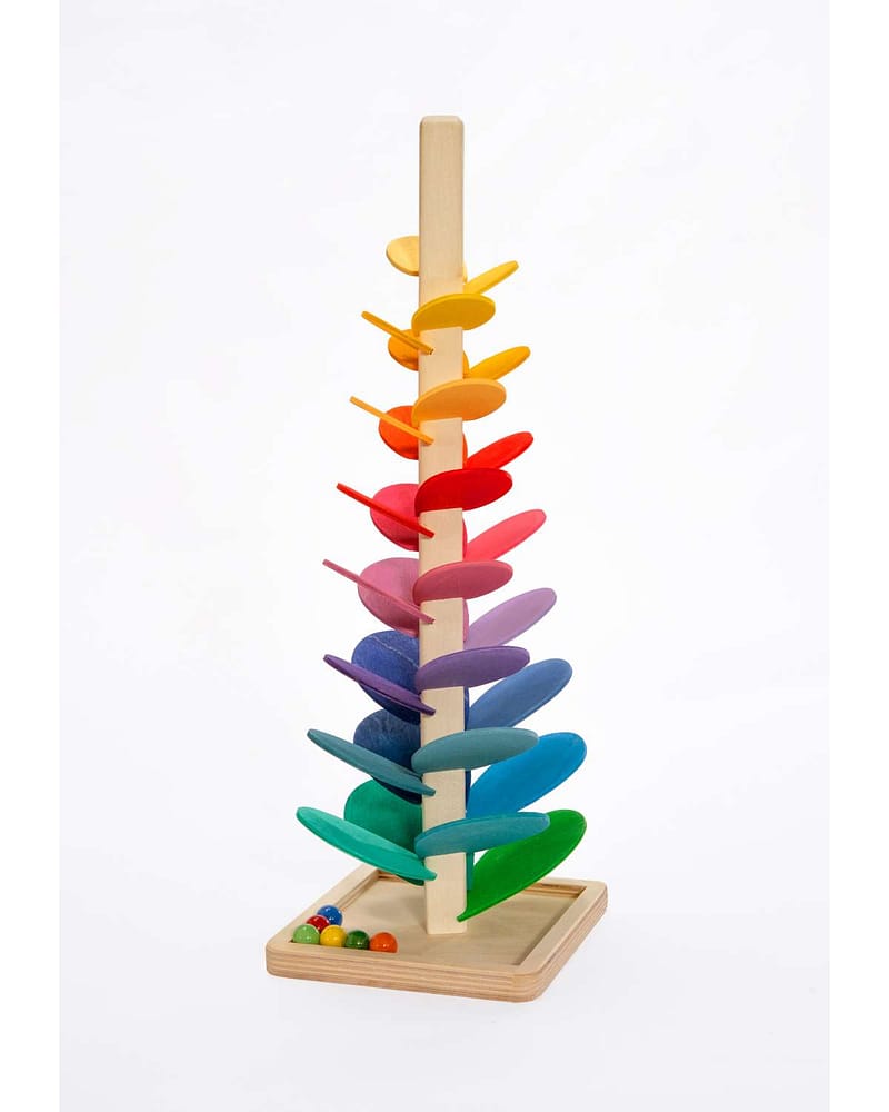 Klangtrapp, Medium 48 cm – Håndlaget Treleke | Sound Marbel Tree