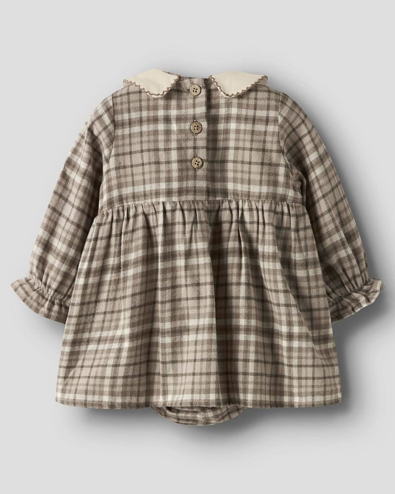 Kjole Baby M/ Krage - Øko bomull | REBEL LS BODY DRESS