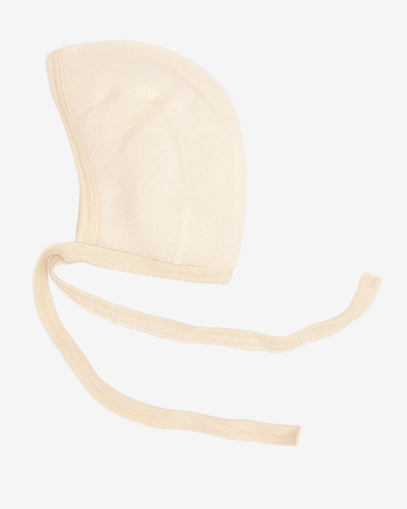 Babylue i Ullfleece - Tykk, 100% Merino, Ubehandlet Ull | Baby Bonnet