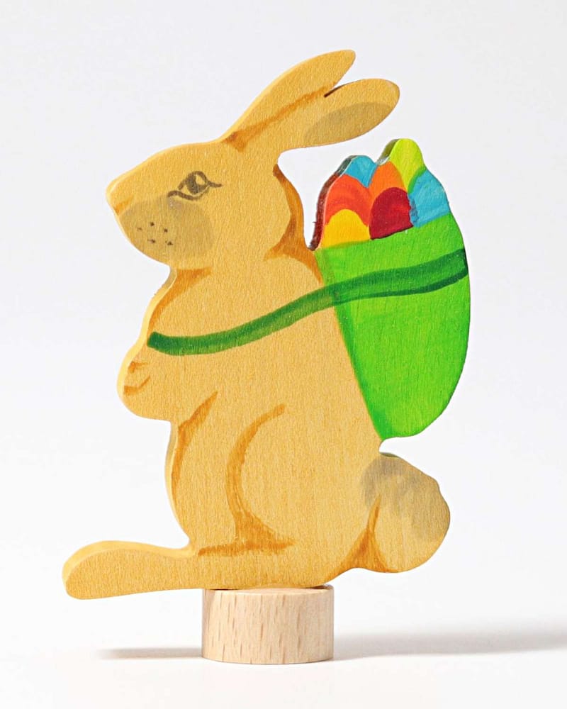 Påskehare til Bursdagsring - Påskedekorasjon | Figur Grimms Lysestake