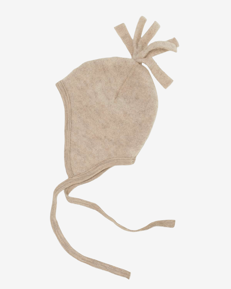 Ullue med dusk - Varm Ullfleece 100% Ubehandlet Ull | Baby Hat