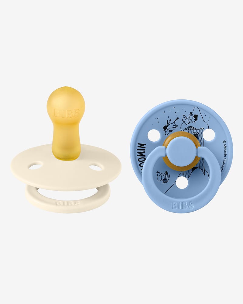 BIBS x Moomin Smokk 2pk - Rund, Naturgummi | Mymble