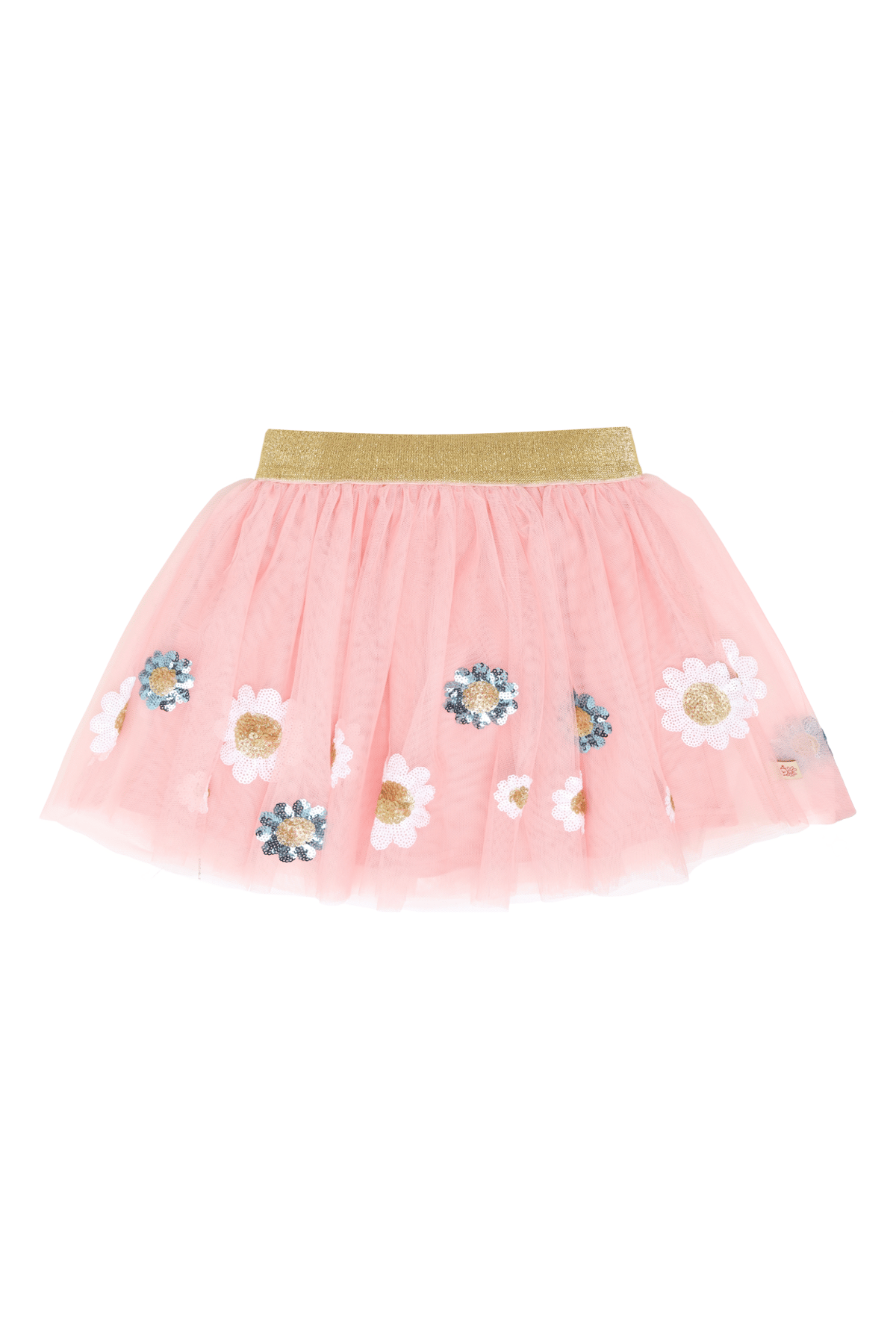 Tyllskjørt m/ Glitter Paljetter | HCNinna Flower, Blush Rosa