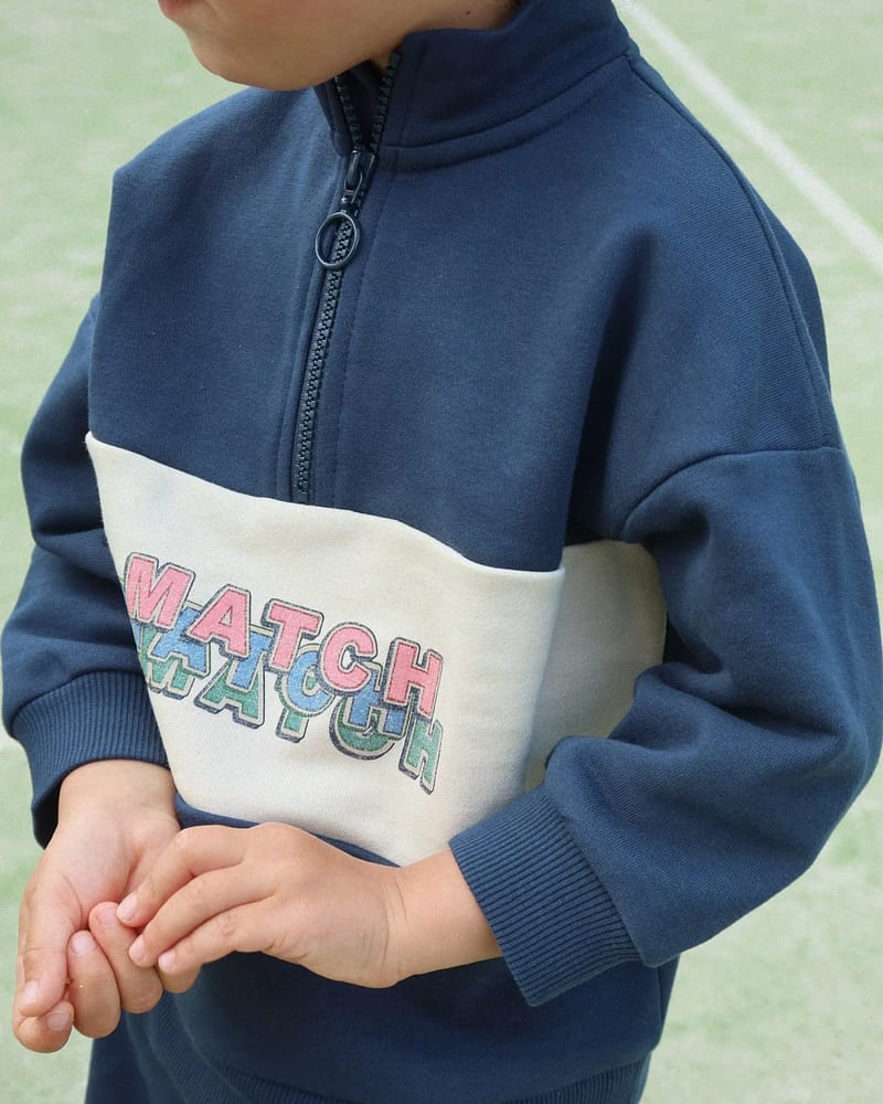 Genser med Halv Glidelås - Øko Bomull | Lou Half Zip Sweat OCS