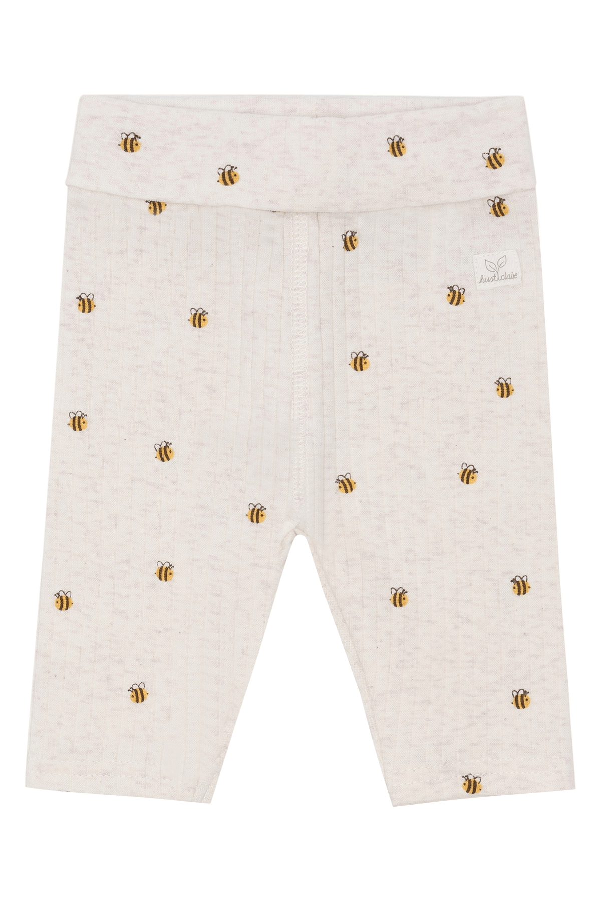 Leggings Baby m/ dobbelt liv – 95% Øko Bomull, 5% Elastan | HCLuca Animals, Ochre