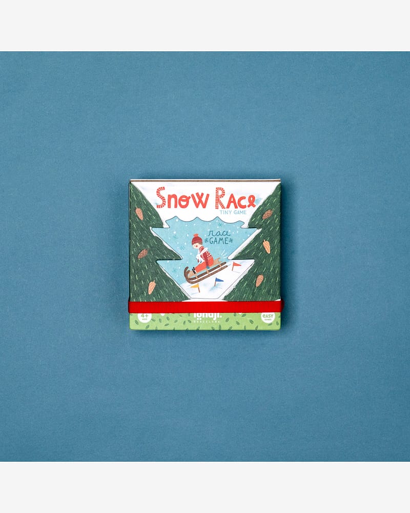 Brettspill Barn 4år+, Pocket size - Lagspill "Kappløpsspill" | Snow Race Tiny Game