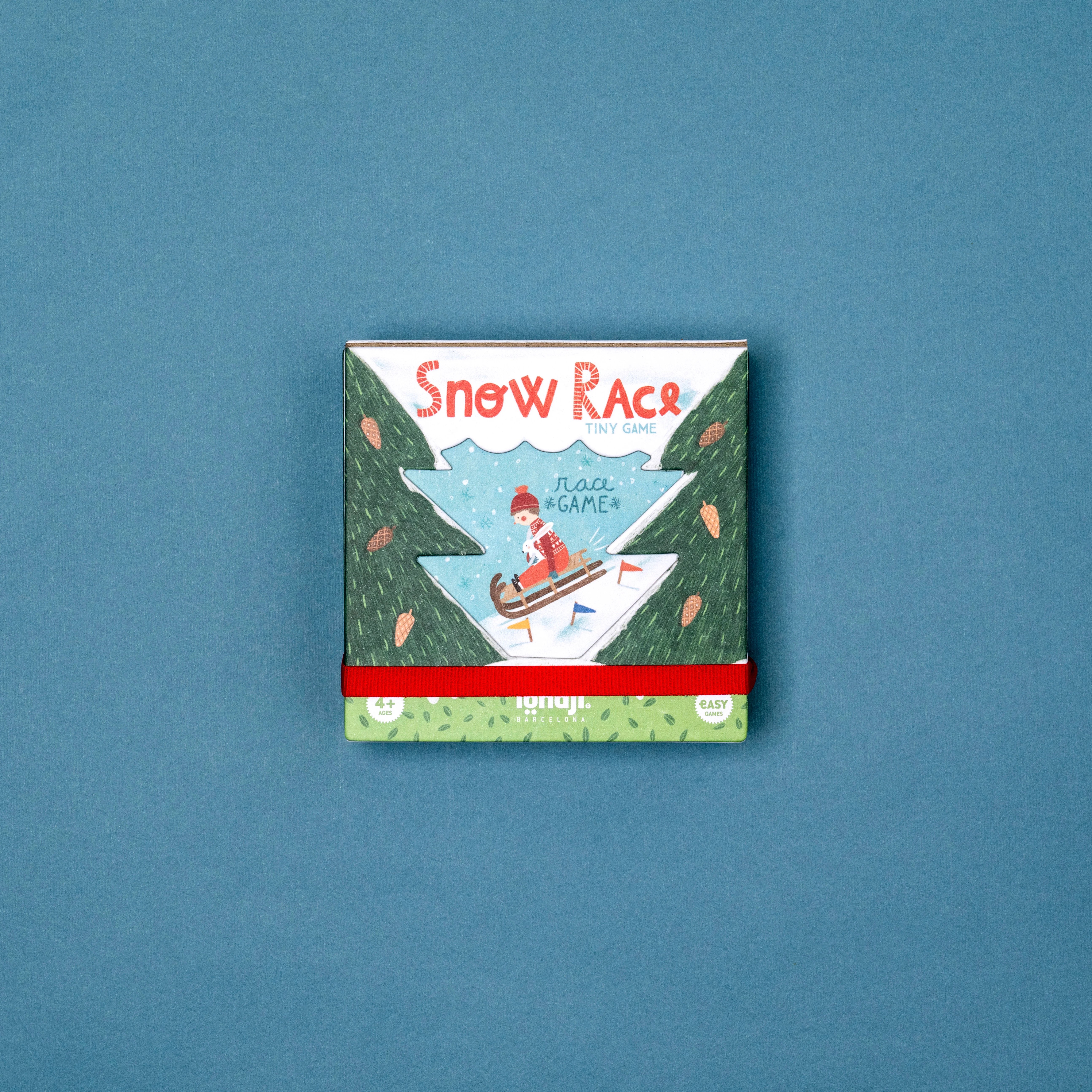 Brettspill Barn 4år+, Pocket size – Lagspill “Kappløpsspill” | Snow Race Tiny Game