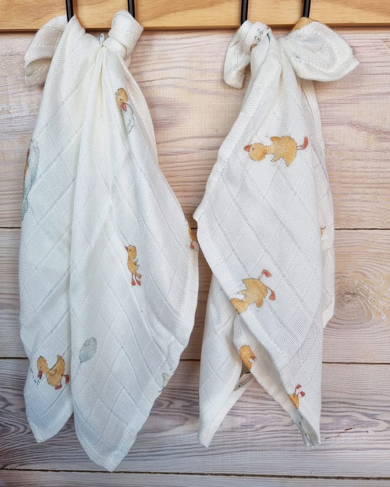 Vaskekluter 5pk - 100% Øko Bambus - 30x30cm