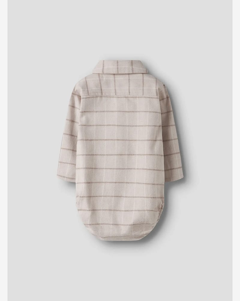 Skjorte Baby - Flanell, Øko Bomull | Nadim LS Body Shirt