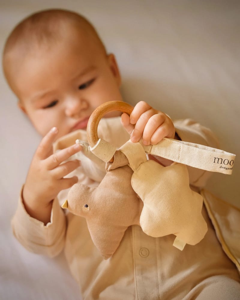 Babyleke, Uro i Øko Bomull og Tre | Activity Ring, Nature