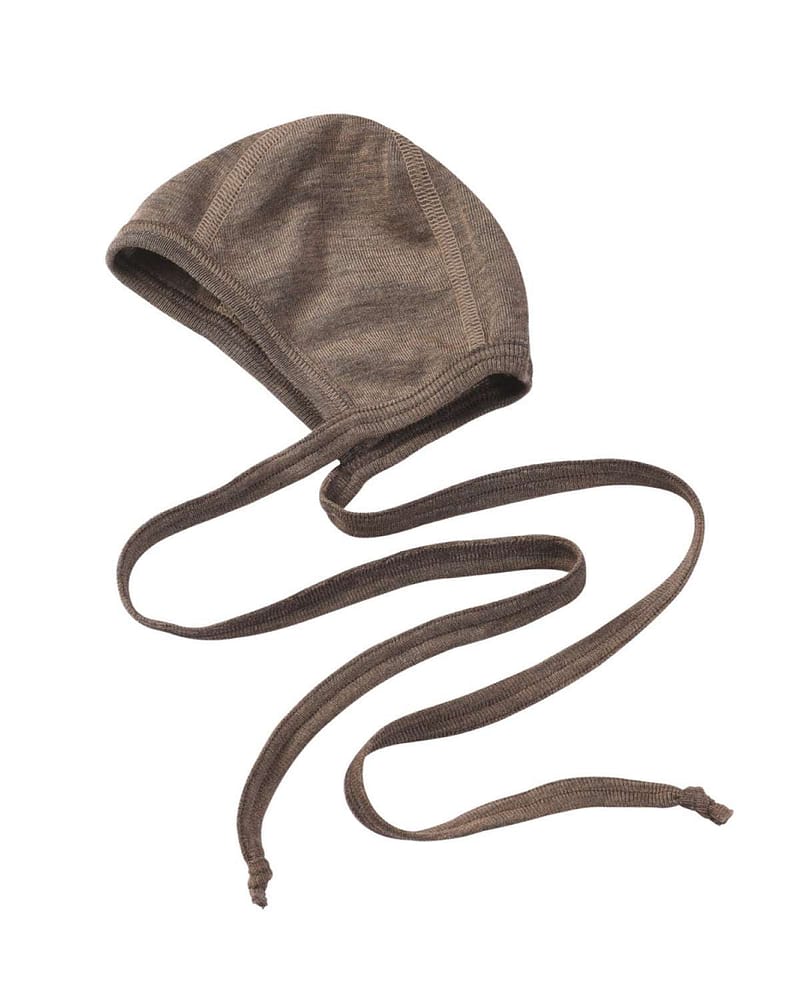 Babylue - 70% Merino, 30% Silke - Ubehandlet Ull | Baby Bonnet