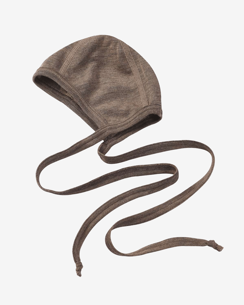 Babylue - 70% Merino, 30% Silke - Ubehandlet Ull | Baby Bonnet