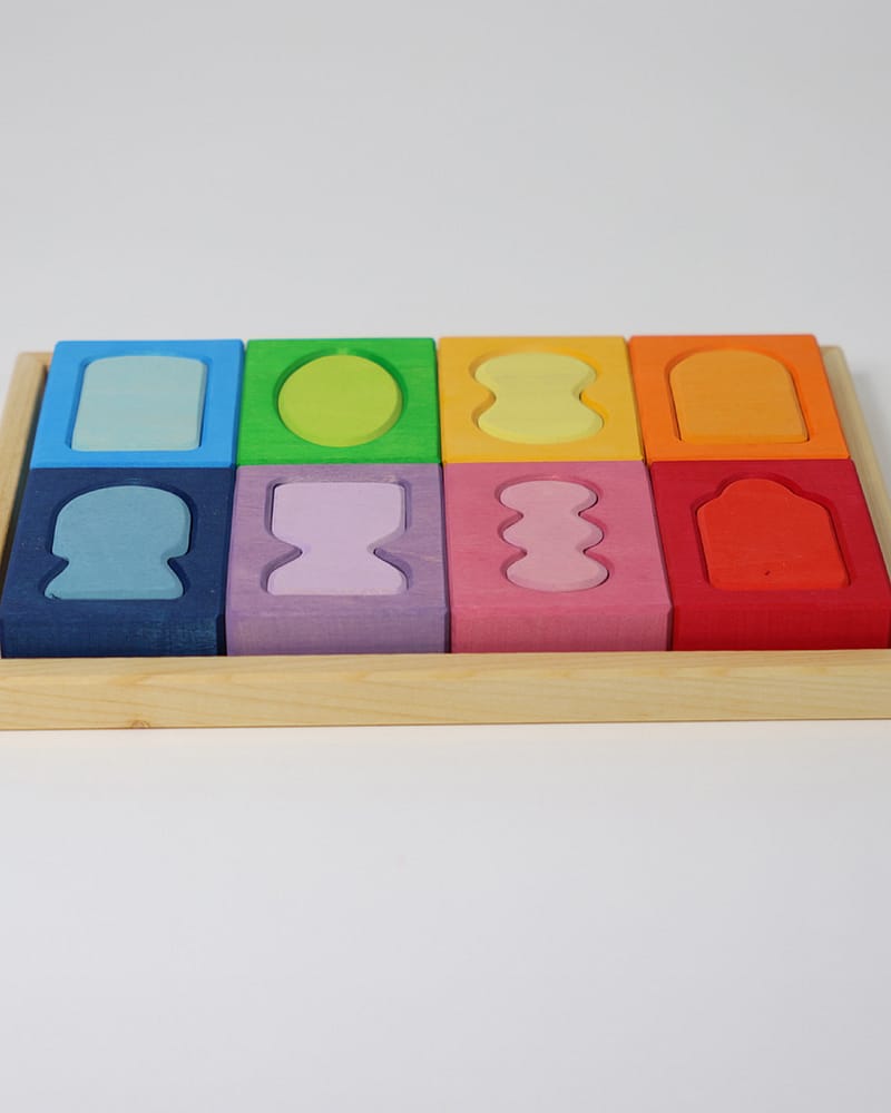 Byggesett og Puslespill - 16 klosser | Building Set Windows