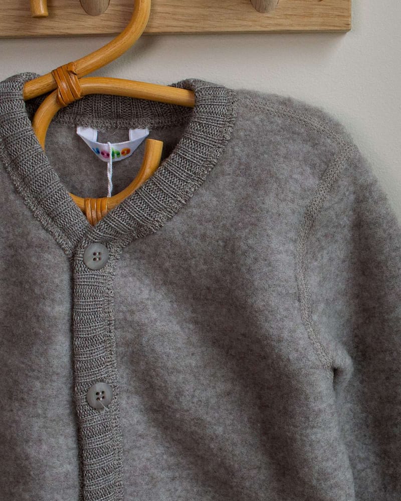 Ulljakke i tykk ullfleece – 100% Merino – Heavy Basic