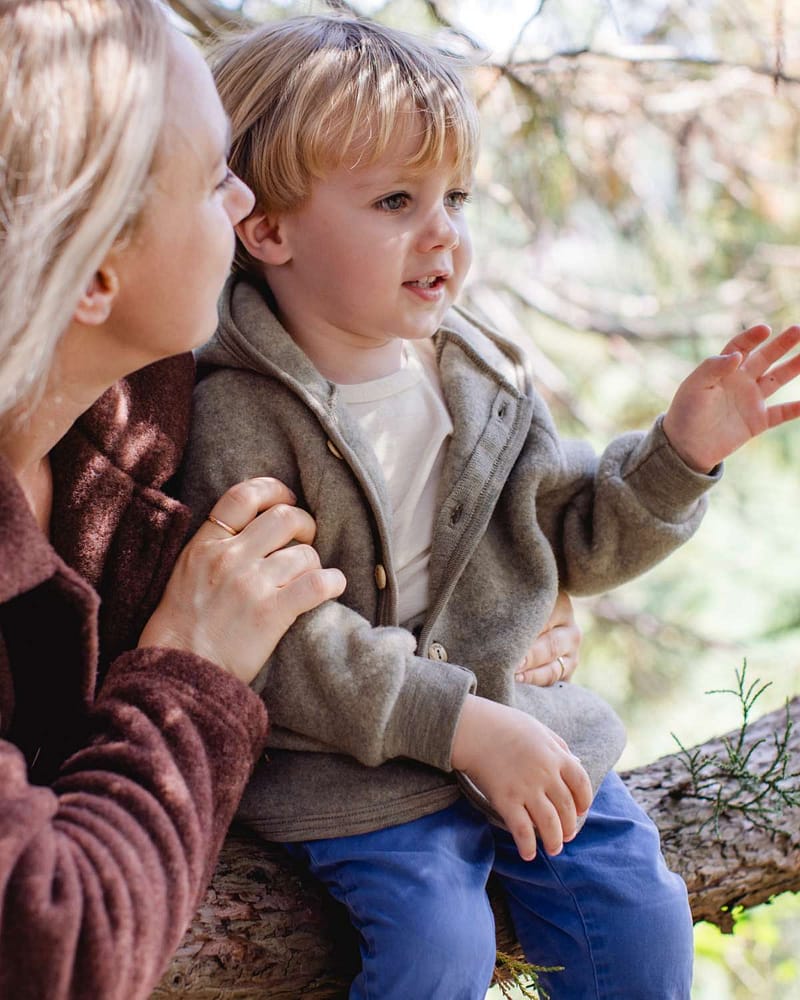 Ulljakke i tykk Ullfleece - 100% Merino