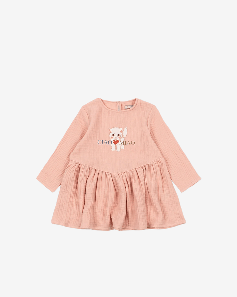 Kjole Barn - Løs og Luftig - 100% Øko Bomull | Coco Miao Dress GOTS