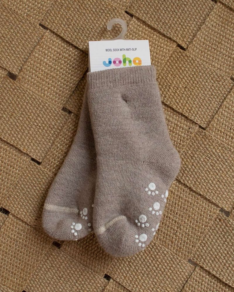 Krabbesokker i ull - Ullsokker m/ antiskli