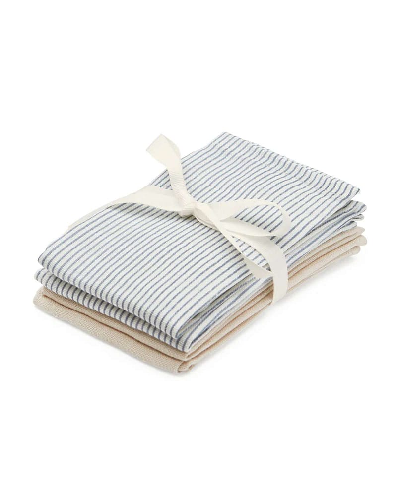 Vaskekluter Musselin 4pk - Økologisk | Gasskluter 30x30