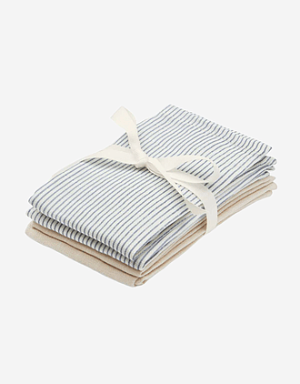 Vaskekluter Musselin 4pk - Økologisk | Gasskluter 30x30