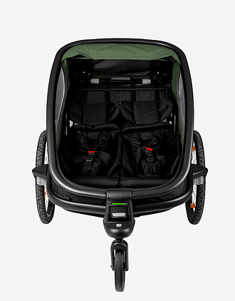 Hamax Outback Sykkelvogn & Barnevogn, 2-Seter | Double Bicycle Trailer