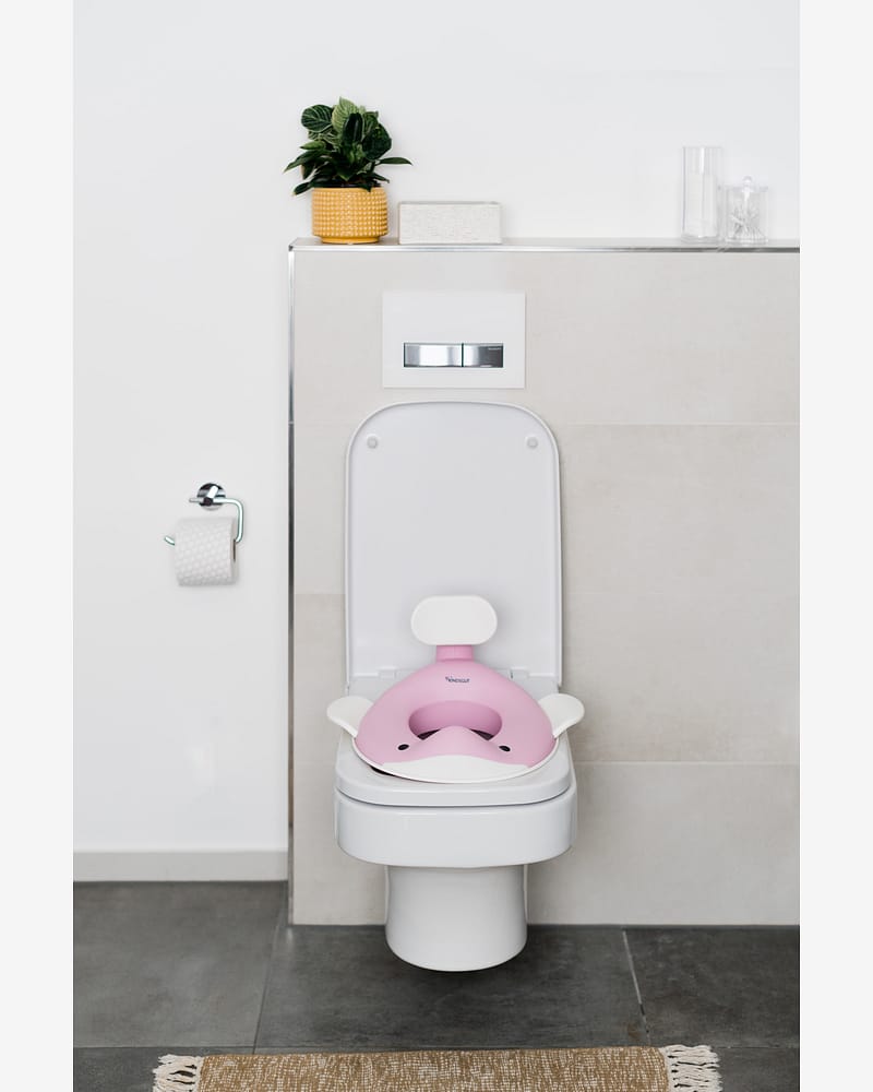 Toalettsete m/ Rygg- og Armstøtte - Komfortabel og Sklisikker