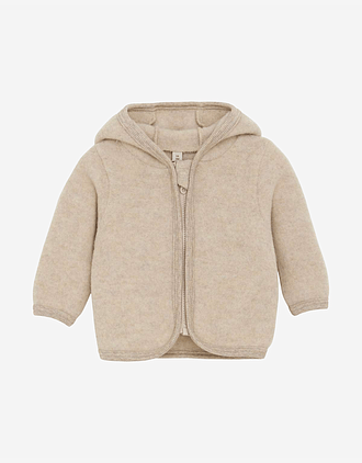 Ulljakke i ullfleece - Varm, 100% Merino | Jacket Ears Wool Fleece