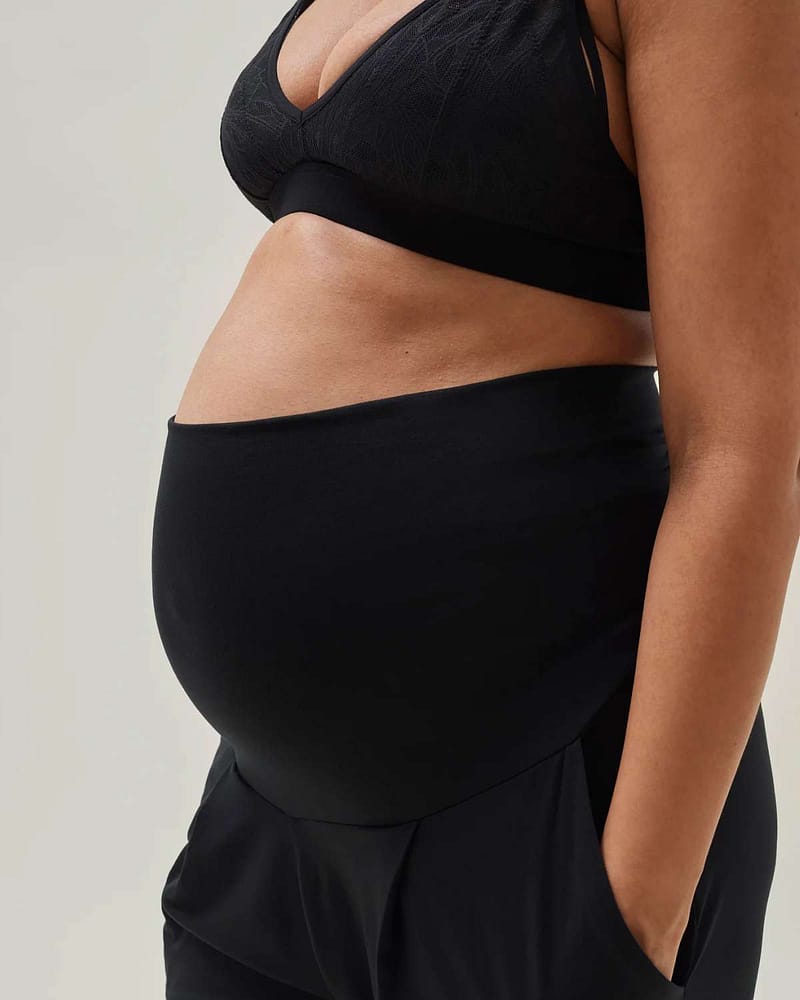 Gravidbukse - Joggebukse i Bambus/Bomull Jersey | OONO Soft Maternity Pants