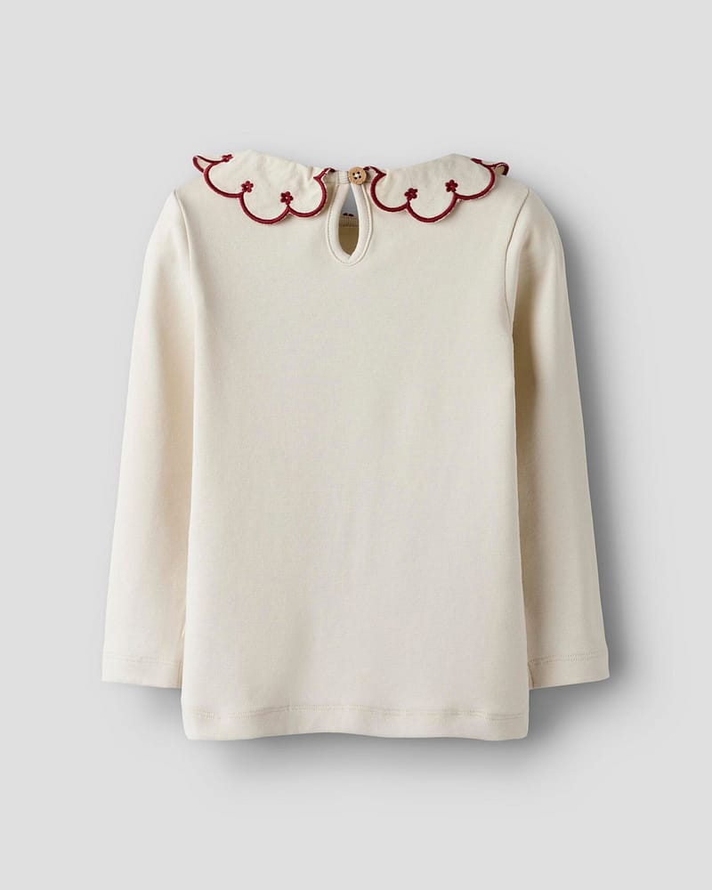 Trøye Langermet M/ Krage Barn - Øko TENCEL | FUNDO LS SLIM TOP LIL