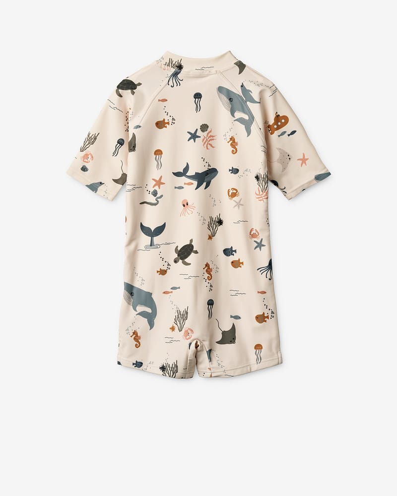 Badedrakt, T-skjorte ermer - UV drakt UPF40+ | Max Printed Shortsleeve Swim Jumpsuit