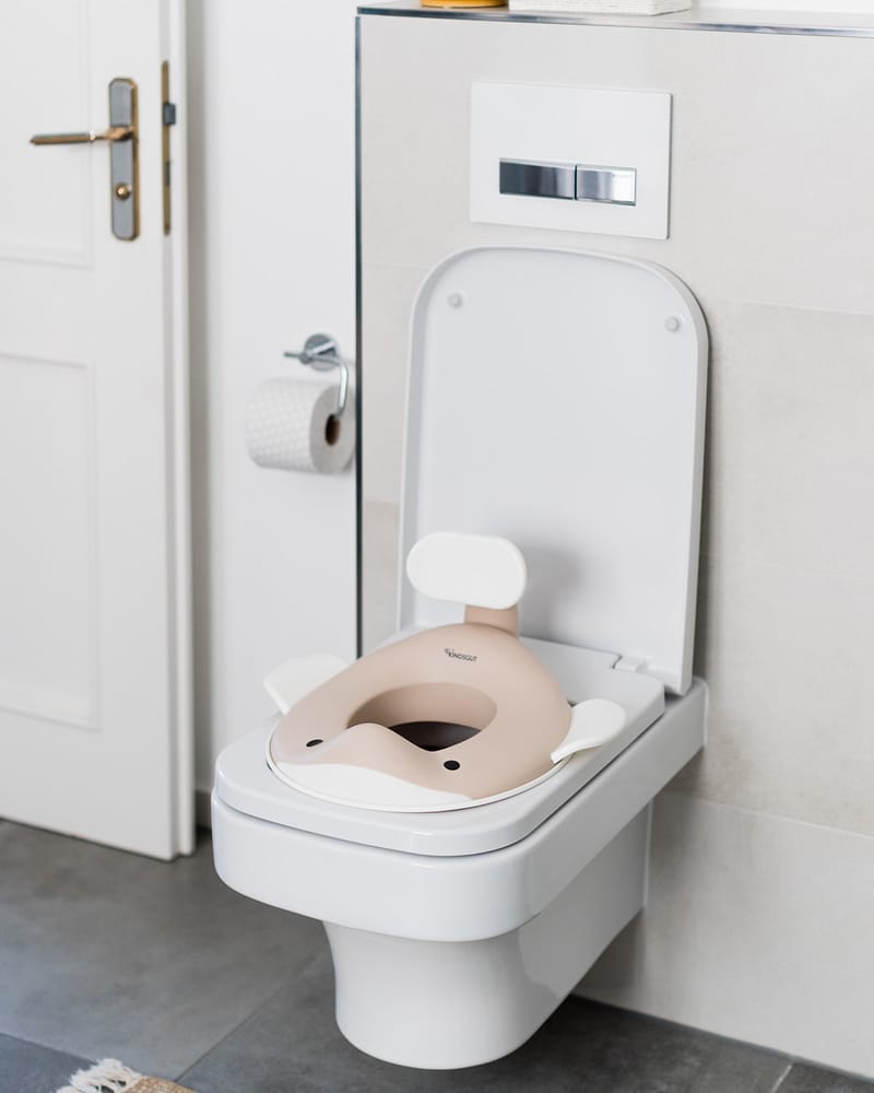 Toalettsete m/ Rygg- og Armstøtte - Komfortabel og Sklisikker