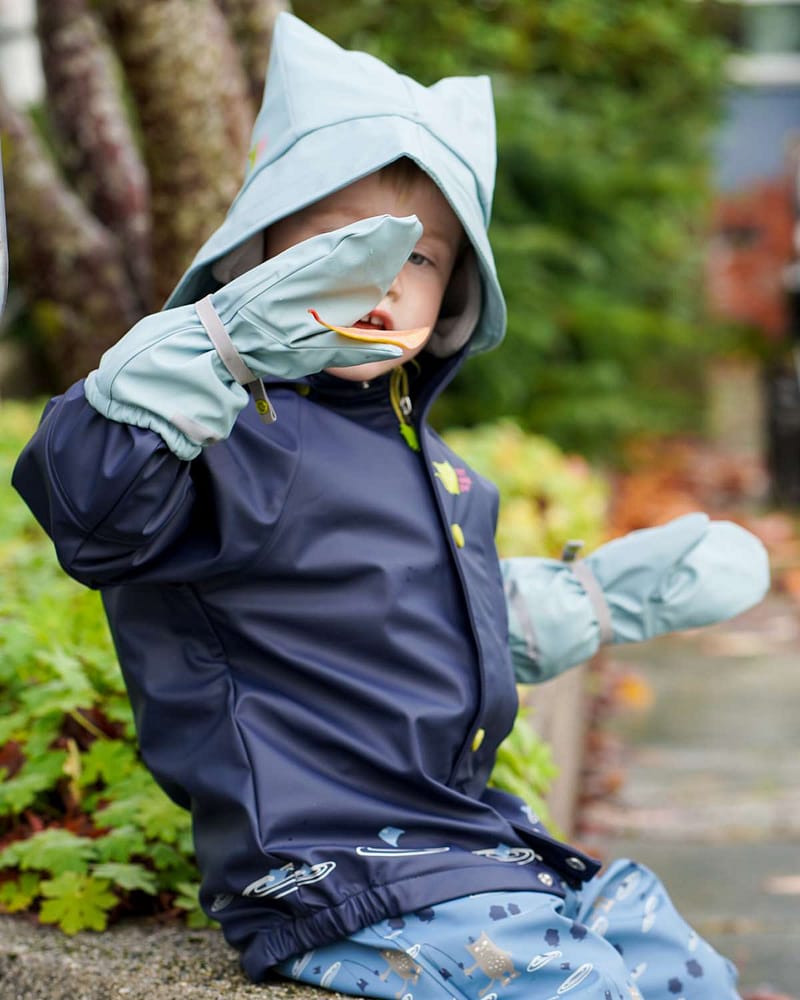 Regnvotter Barn M/ Fleecefôr