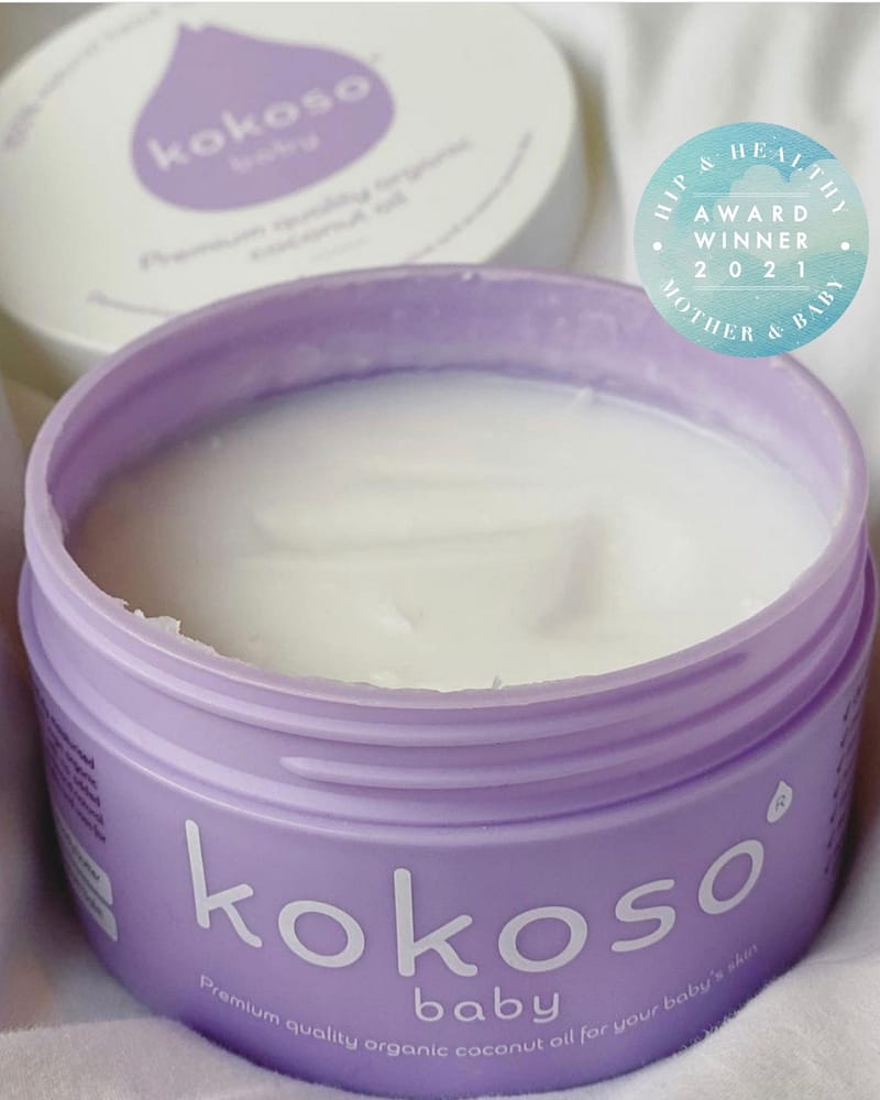 Kokosolje, Baby 0år+ - Økologisk, 100% Naturlig | Baby Organic Coconut Oil