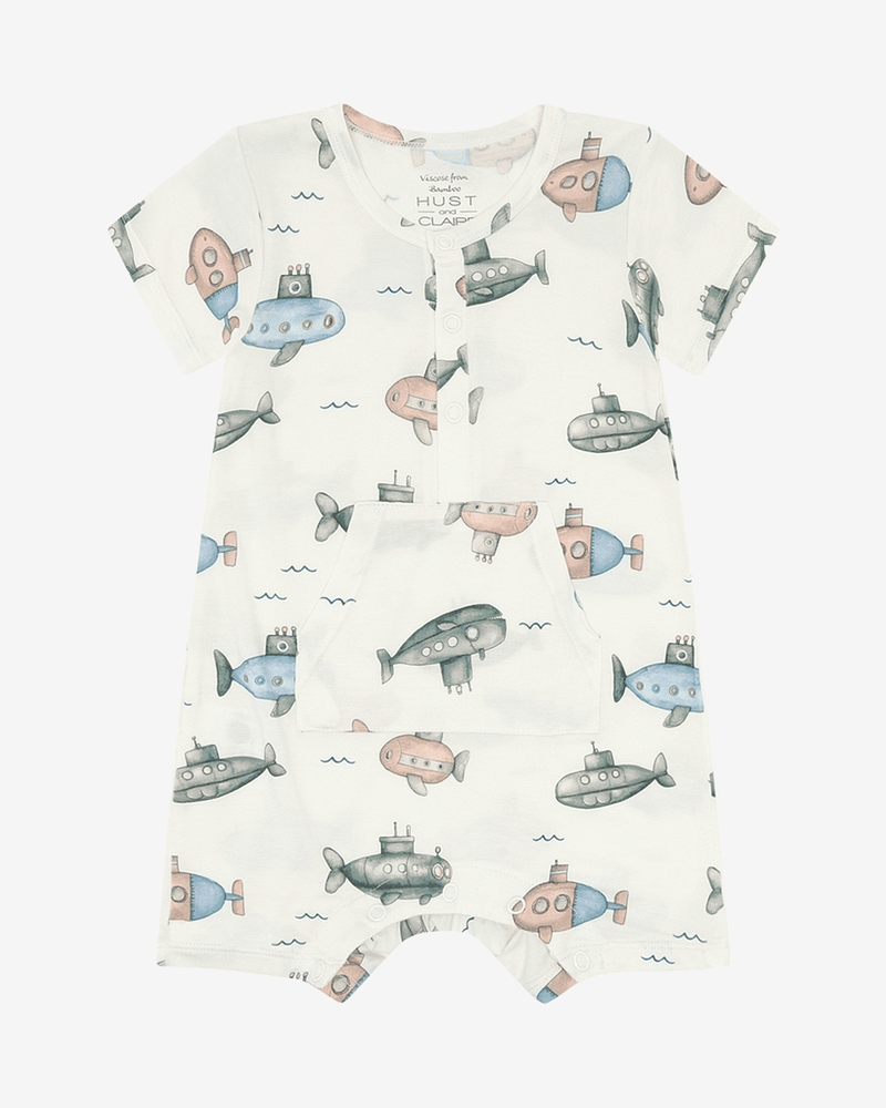 Romper Baby - 95% Bambusviskose, 5% Elastane | HCMilu Submarine