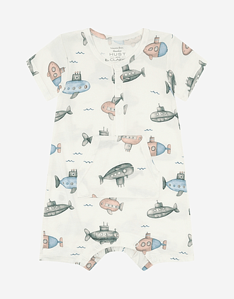 Romper Baby - 95% Bambusviskose, 5% Elastane | HCMilu Submarine