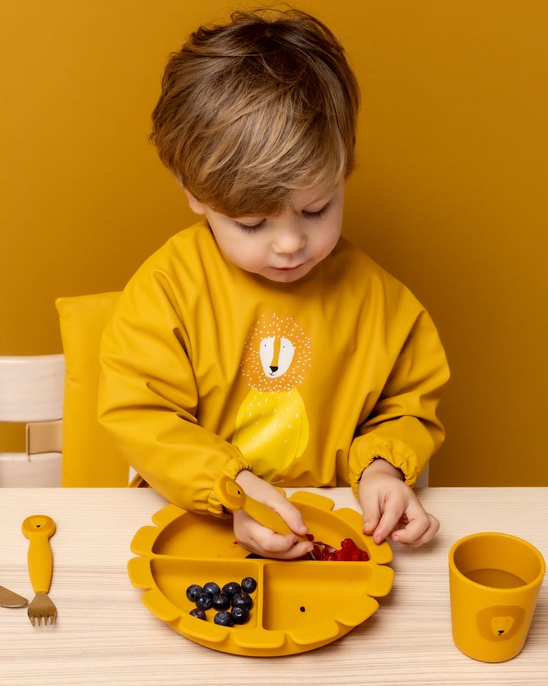 Tallerken med flere rom & Sugekopp - Silikon