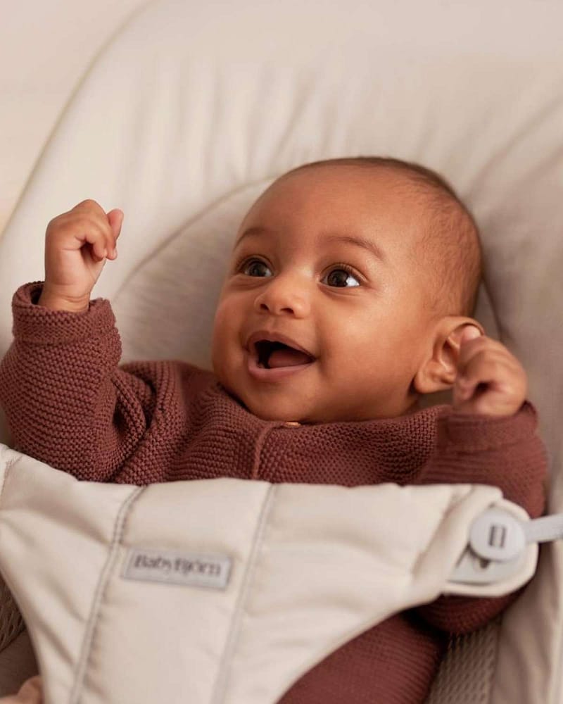 Vippestol Balance Soft - Best i Test Babysitter – Baby 0-2år, Tri-Fabric, Woven/Jersey