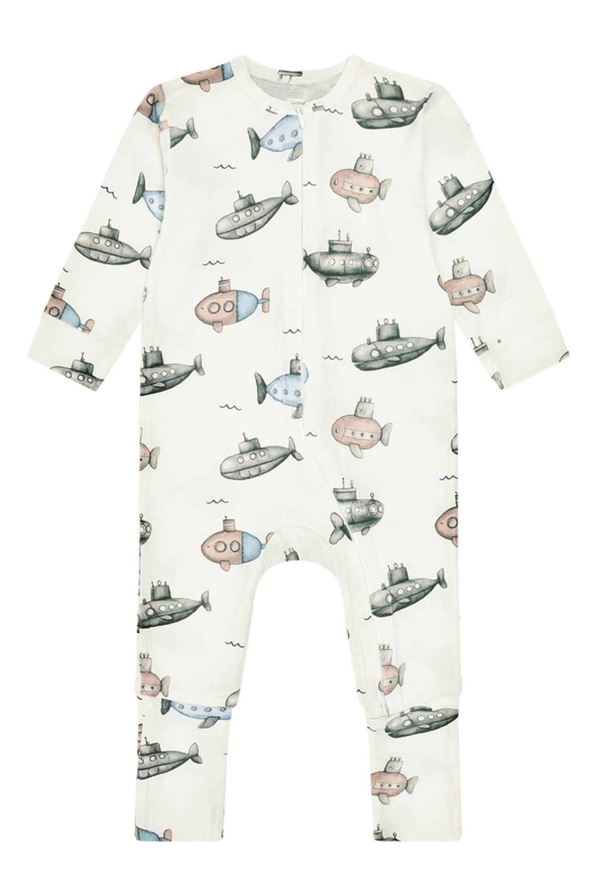 Heldress med trylleføtter – 95% Bambusviskose, 5% Elastane | HCMulle Submarine, Ivory