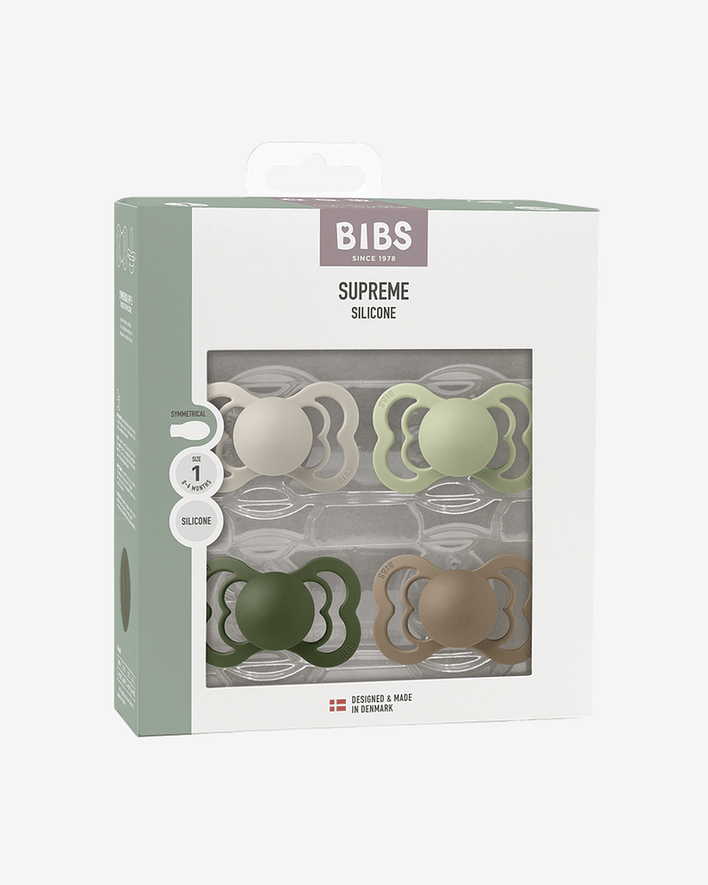 BIBS Smokk Supreme 4pk - Dråpeform, Silikon