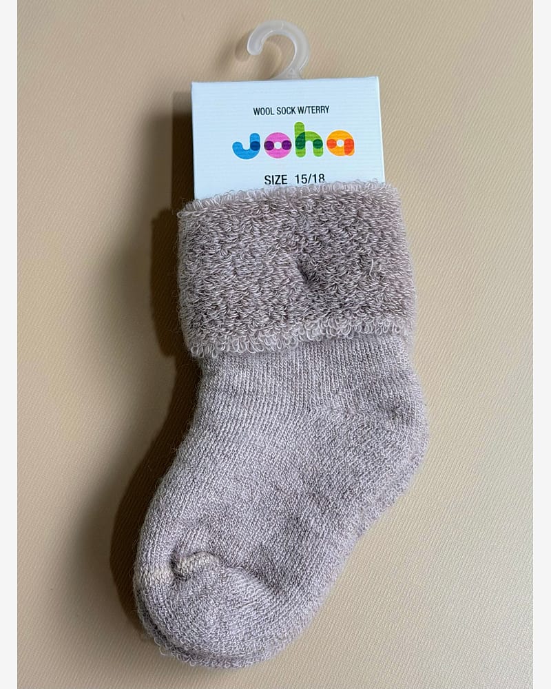 Ullsokker Baby - Varm og tykk ull-frotté