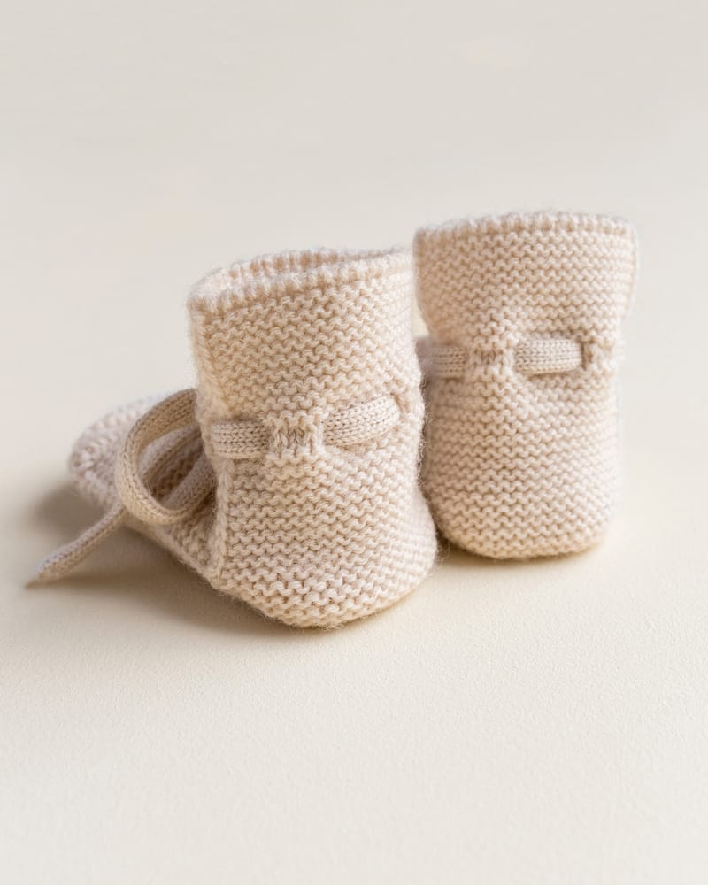 Babytøfler Ull - 100% Merino, Ubehandlet Ull | Booties